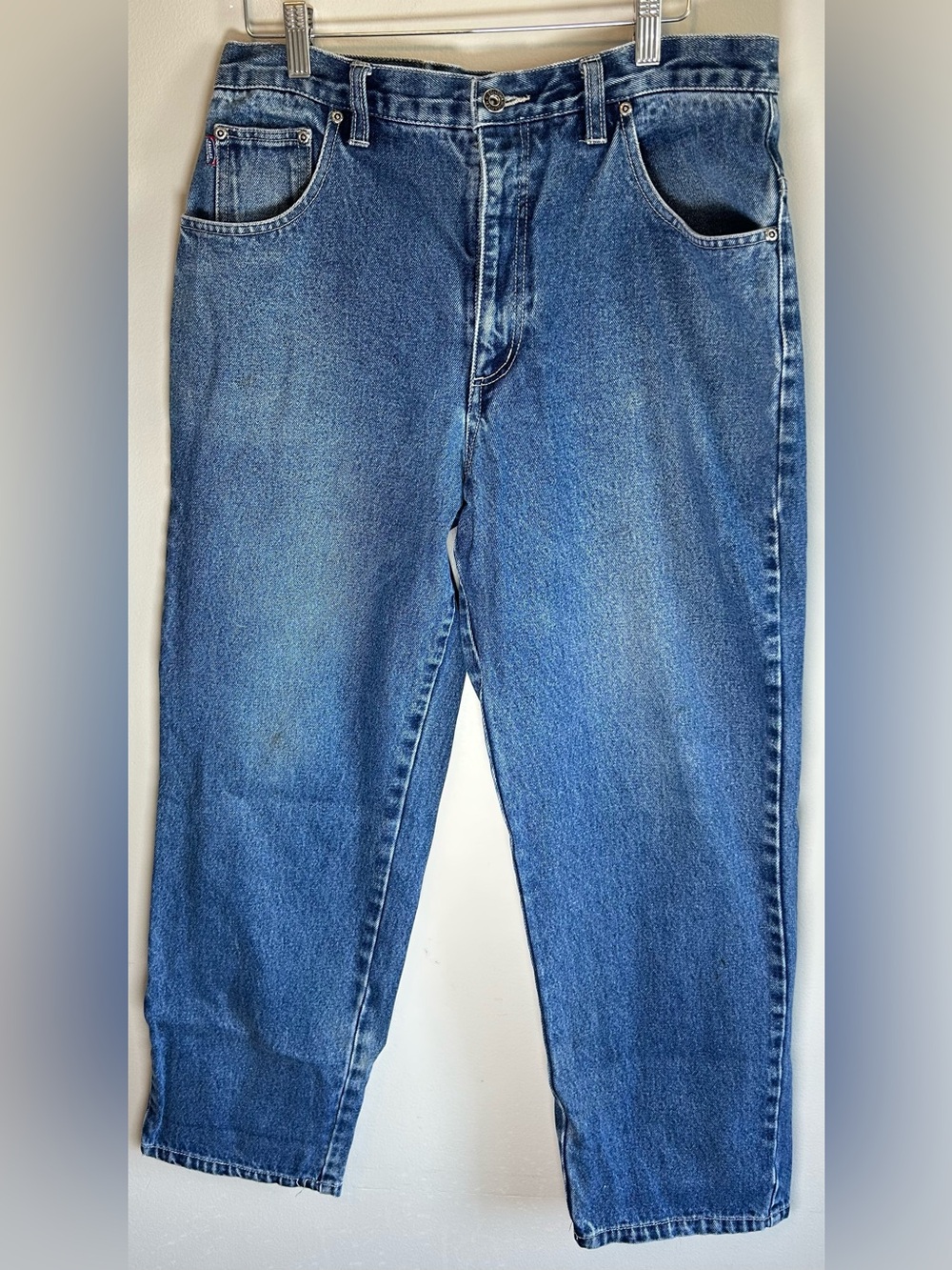 Vintage Carters Watch the Wear Men’s Jeans 34x29 Blue Denim Made in Russia RARE